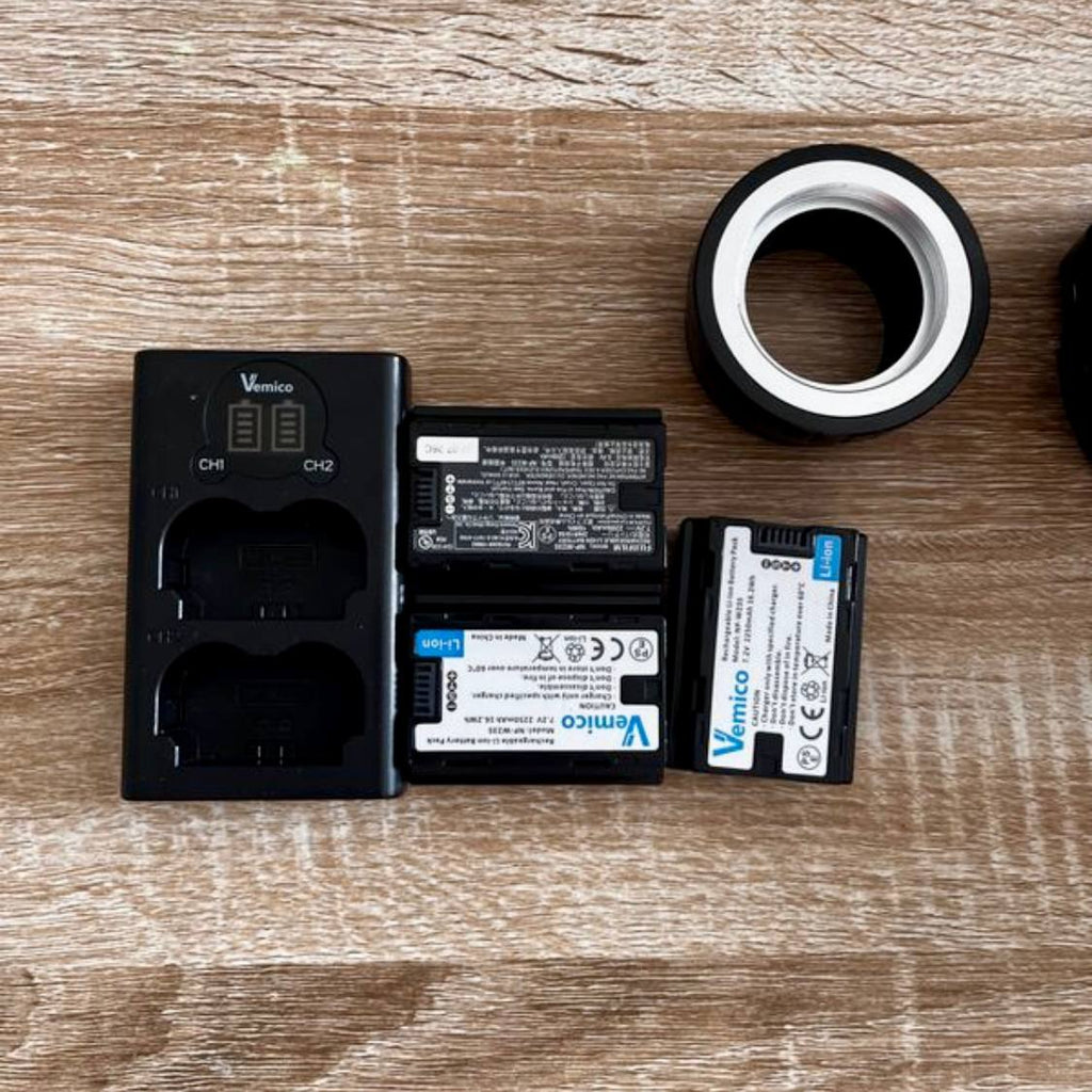 Appareil photo hybride professionnel avec zoom lumineux – Kit complet