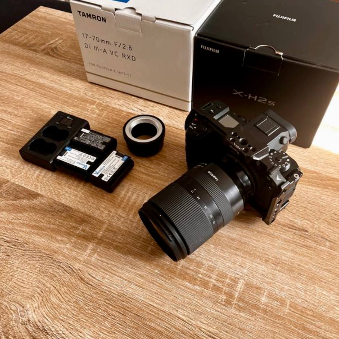 Appareil photo hybride professionnel avec zoom lumineux – Kit complet